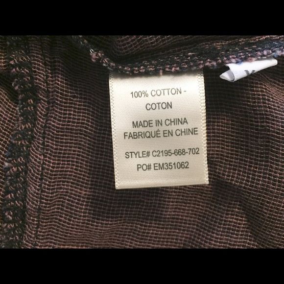 Anthropologie Cloth & Stone Plaid Shirt Sz S/M - Picture 9 of 9